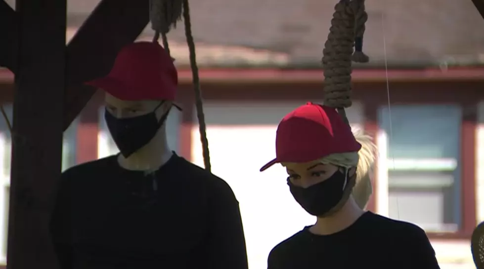 Neighborhood Halloween Display Crosses The Line For Some Residents