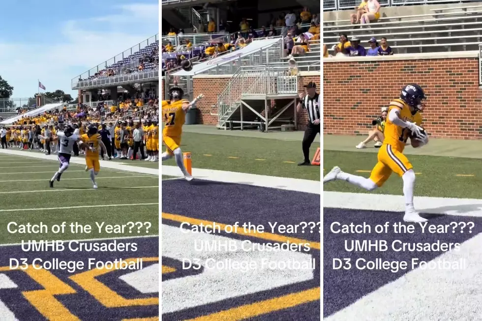 Watch: Mary Hardin-Baylor Wide Receiver Makes Unbelievable Catch